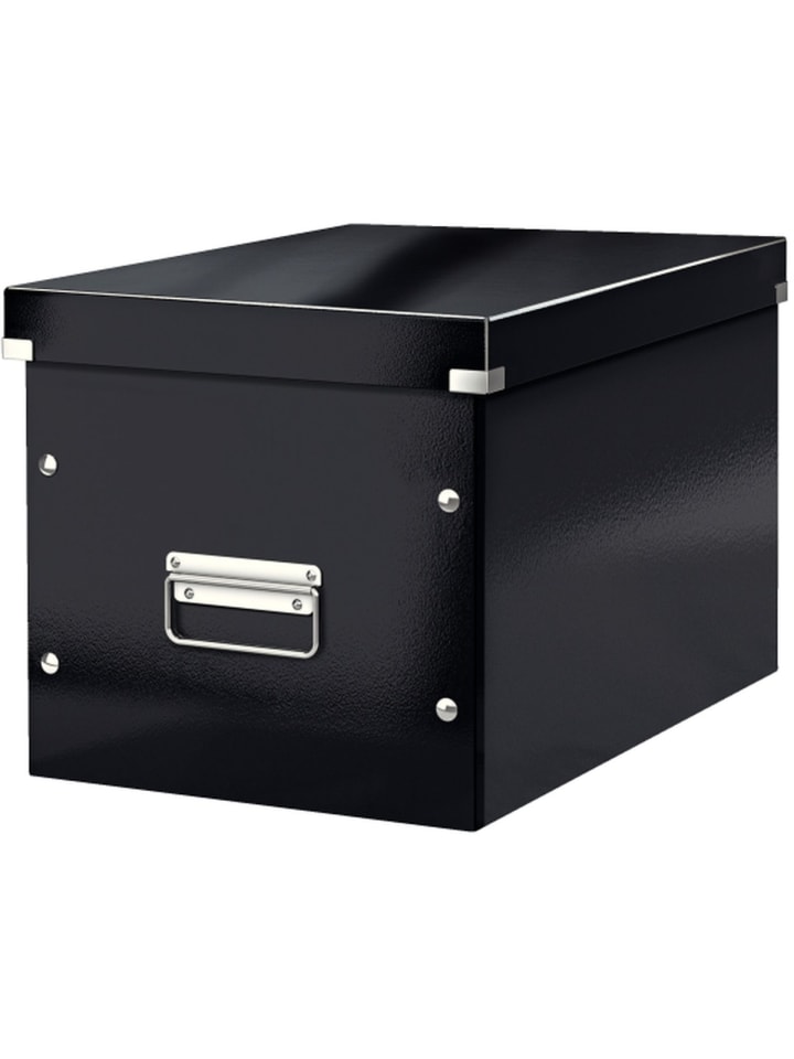 Archivbox Click & Store Cube L Hartpappe schwarz