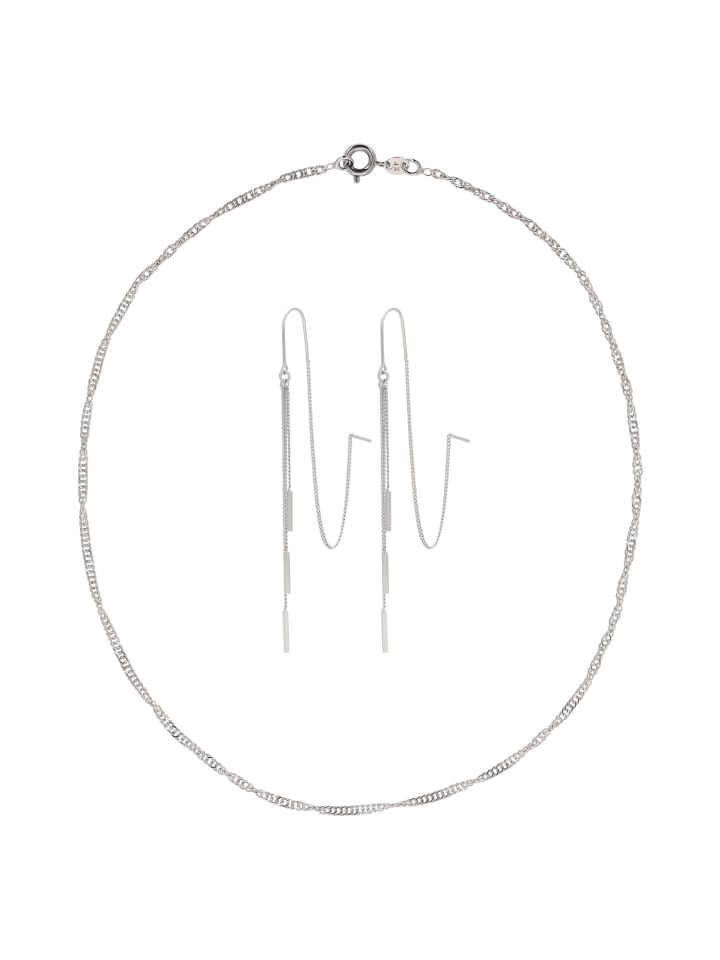 Women Jewelry Set in silver