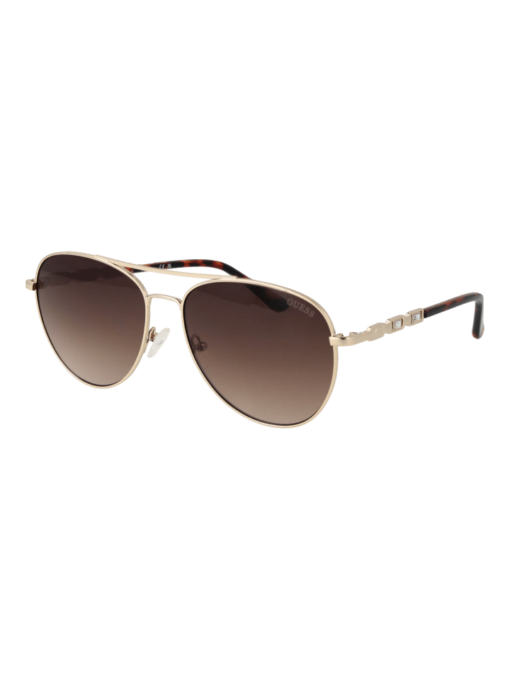 Damen Sonnenbrillen Aviator Silber