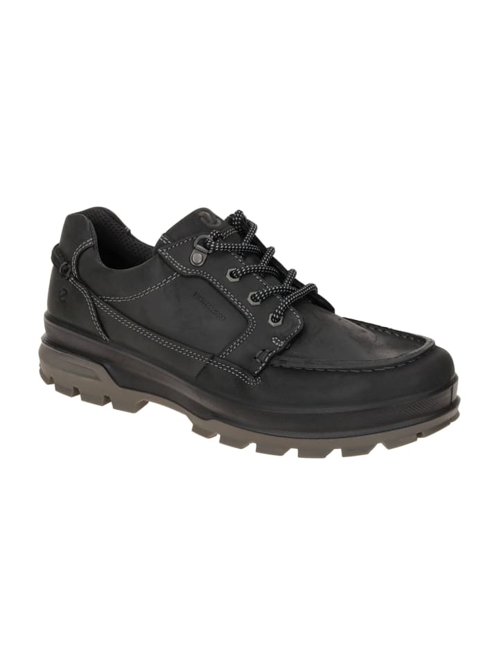 Mokassins Schnürschuhe in Schwarz