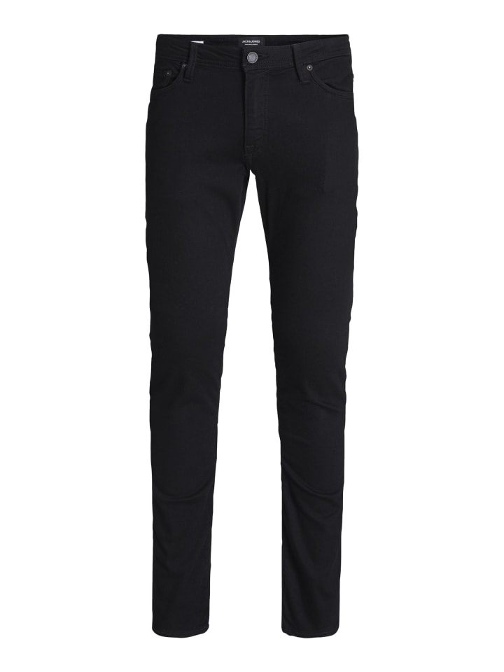 Slim Fit Jeans in Black Denim