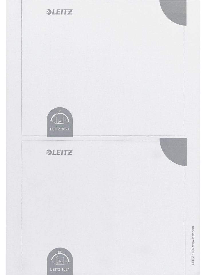 Einsteckrückenschilder 175x145 grau Packung mit 10 Stück