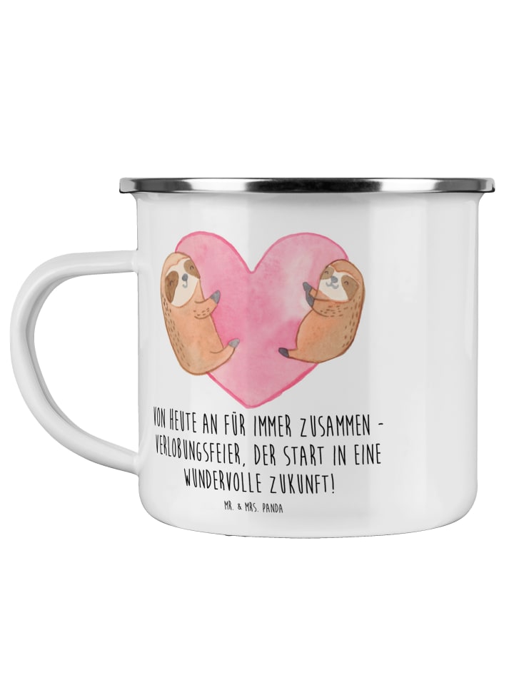 Kaffeebecher Verlobungsfeier ZuMenschmen mit Spruch in Transparent