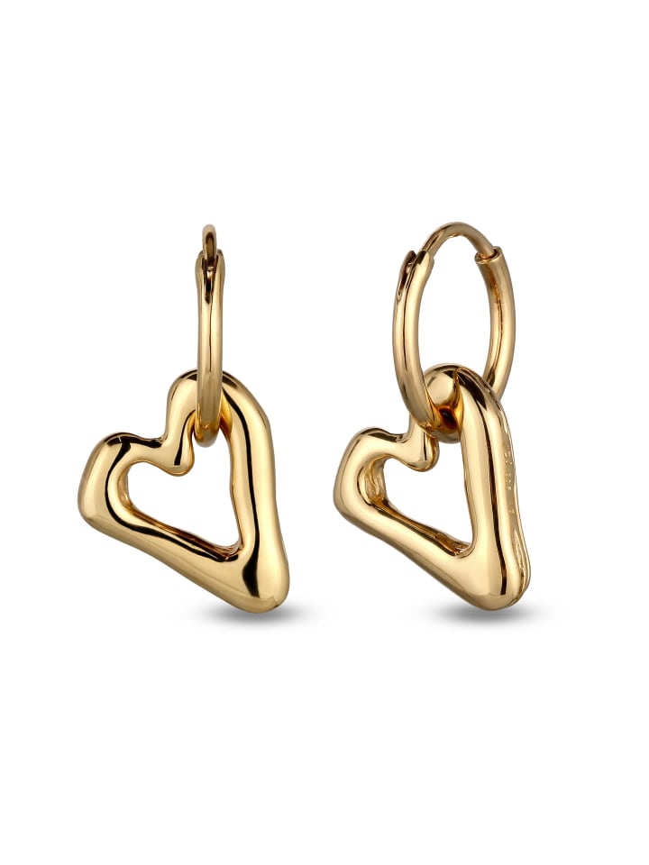 Ohrringe 925 Sterling Silber in Gold