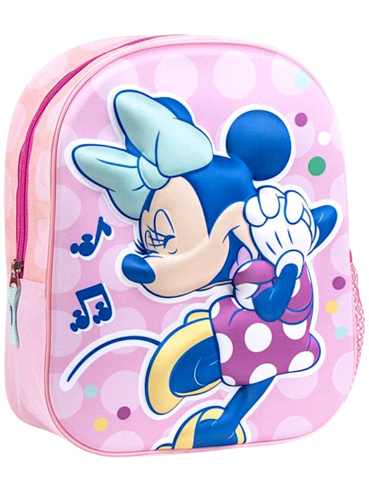 Kinderrucksack Disney Minnie Mouse 3D (H) 31 cm in Rosa