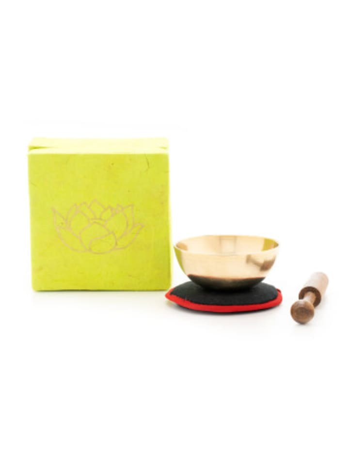 Nonbook - Klangschalen-Set in Box mini grün mit Lotus