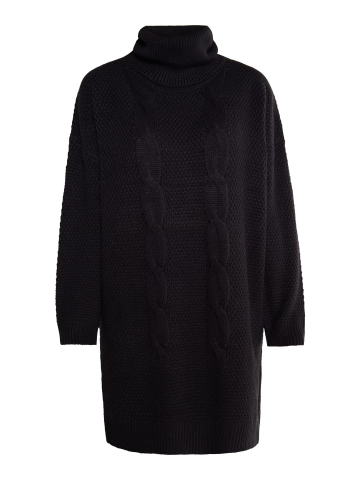 Damen Strickkleid in Schwarz