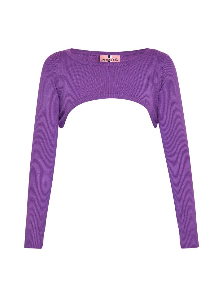 Damen Crop-Top in Lila