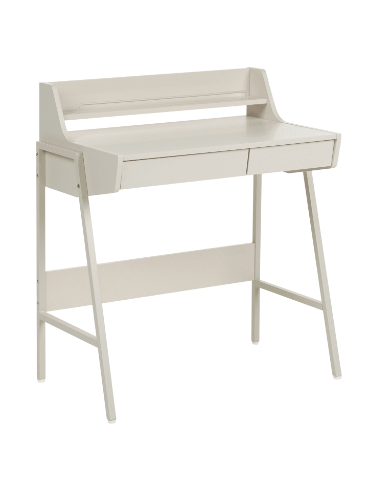 Schreibtisch BROXTON in Beige - (W) 77 x (H) 89 x (L) 46 cm