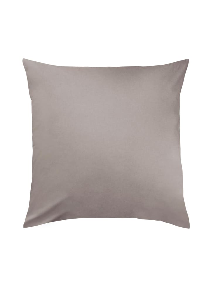 Bettwäsche Premium Interlock Kissenbezug in grau