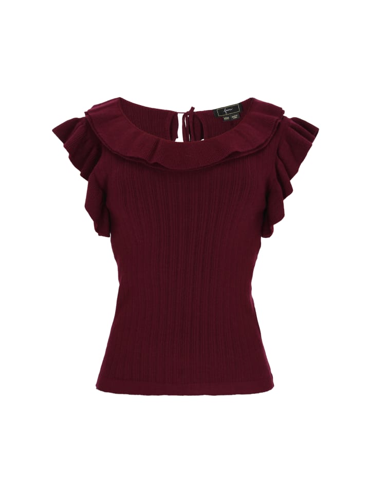 Women Sweater in burgundy
