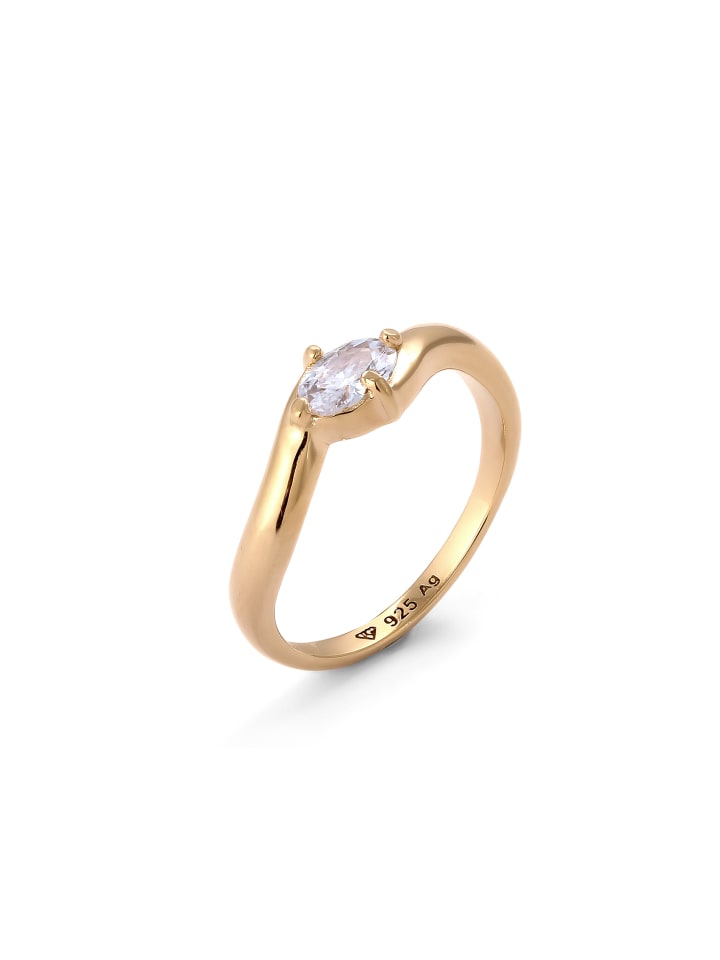 Ring 925 Sterling Silber in Gold
