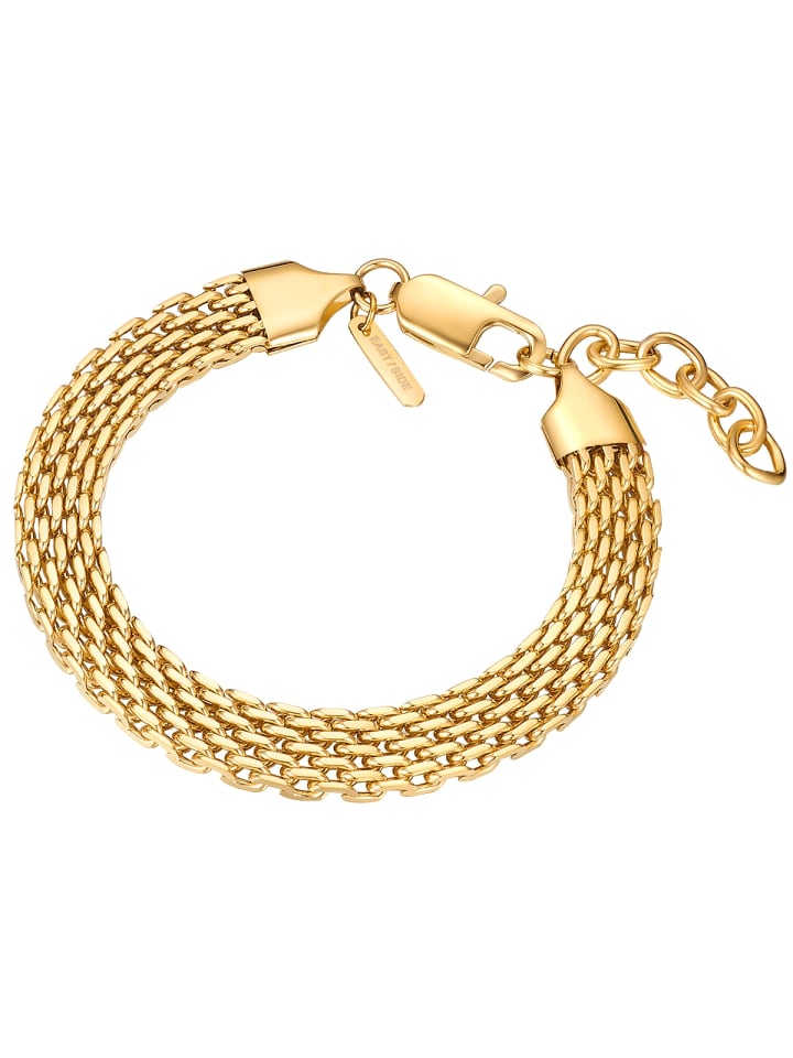 Armband aus Edelstahl in gelbgold
