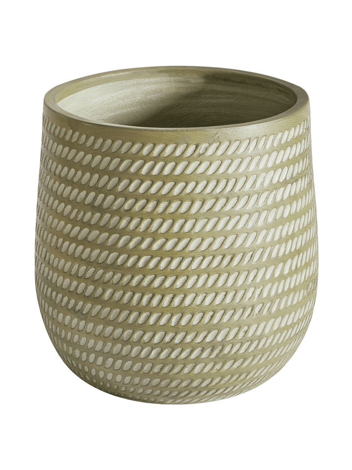 Outdoor Blumentopf LIVADIA in Grün - (W) 39 x (H) 44 x (L) 39 cm