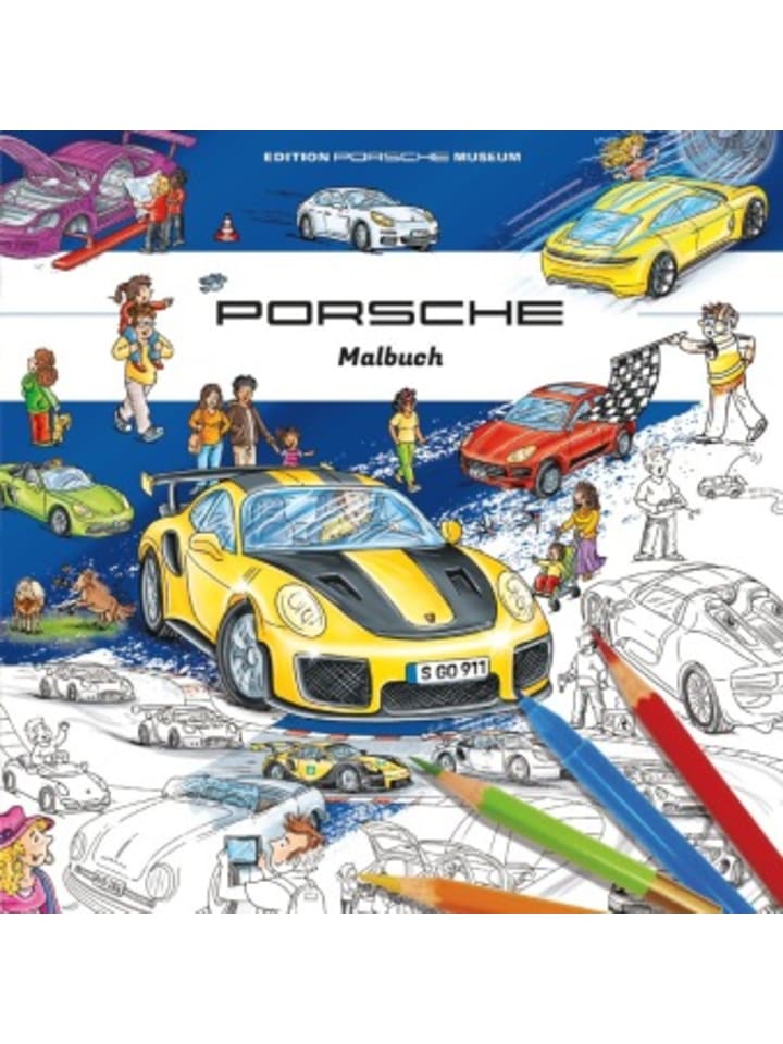 Papeterie/PBS - Porsche Malbuch für Kinder