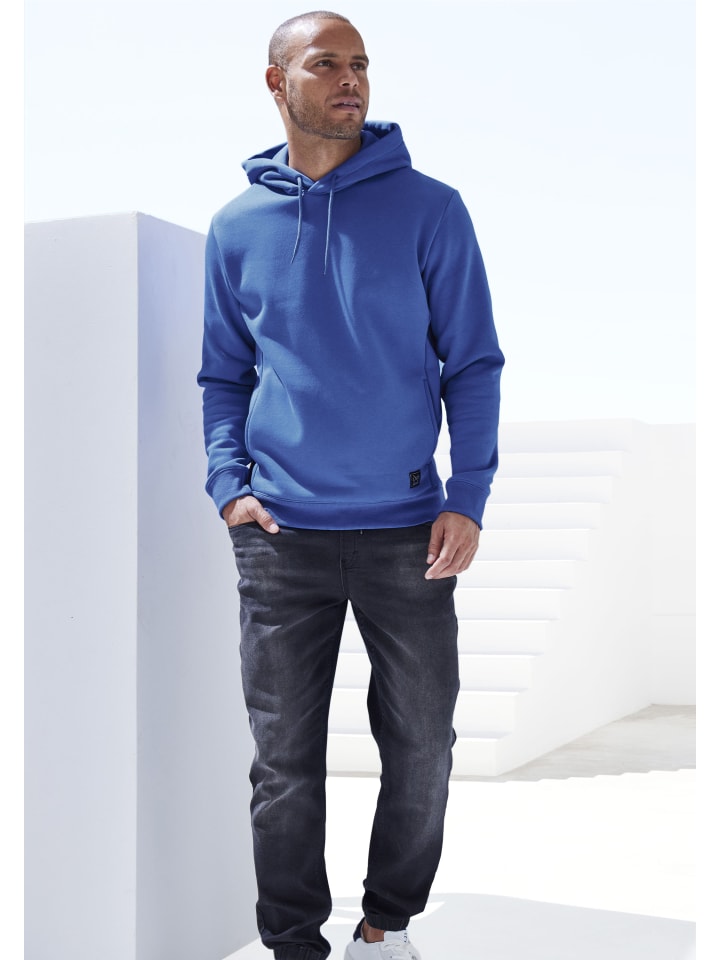 Hoodie in royalblau