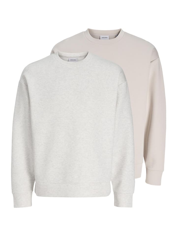 Sweatshirt Barron in Creme / beige