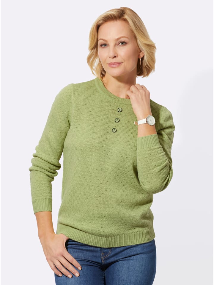 Pullover in lindgrün