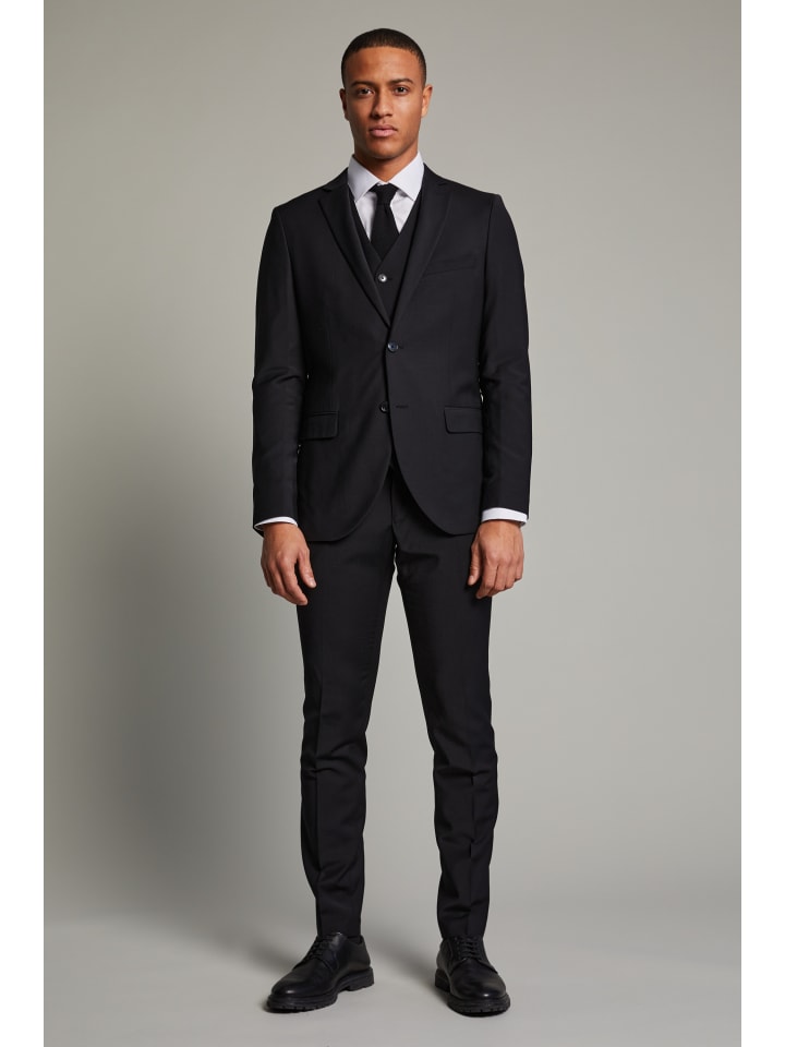 Weste Breck Slim fit in Black