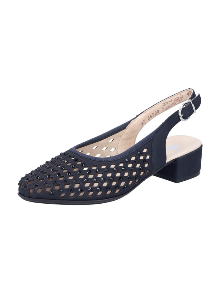 Slingpumps in Blau