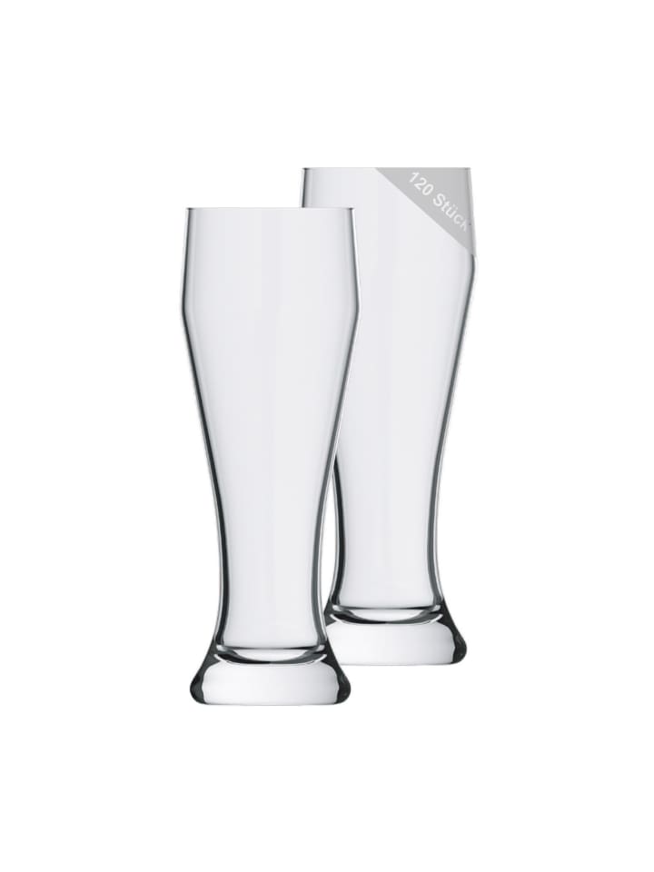 120er Set Weizenbiergläser Ranft in Transparent 0,5 l