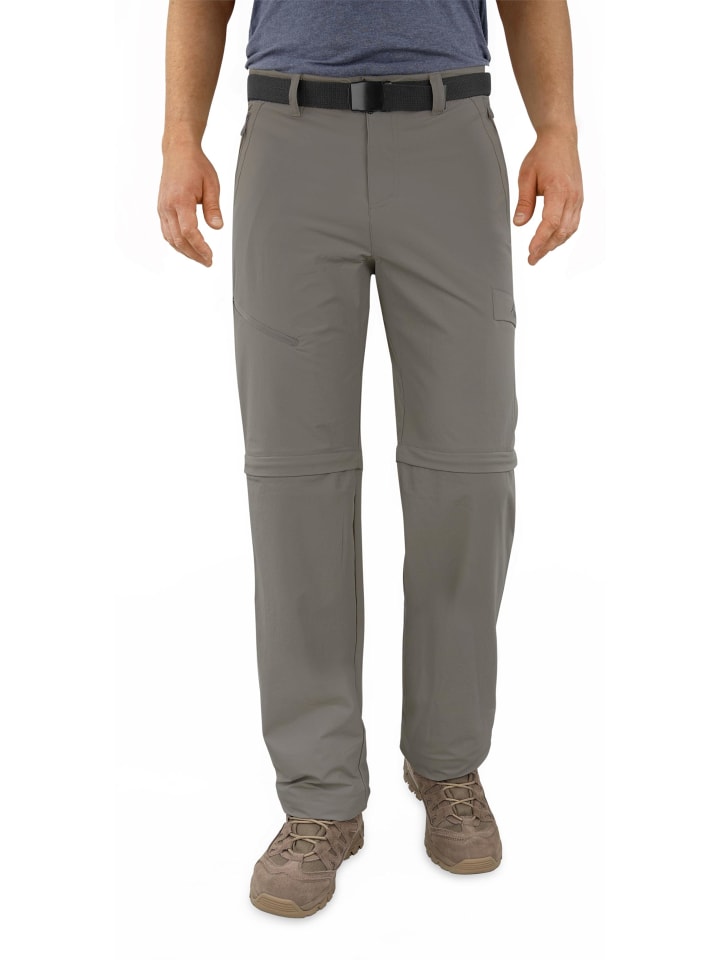 Herren 2-in-1 Zip-Off Softshellhose Daventry in Stone
