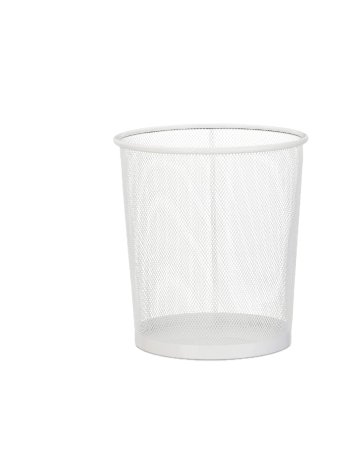 16x Papierkorb in Weiß