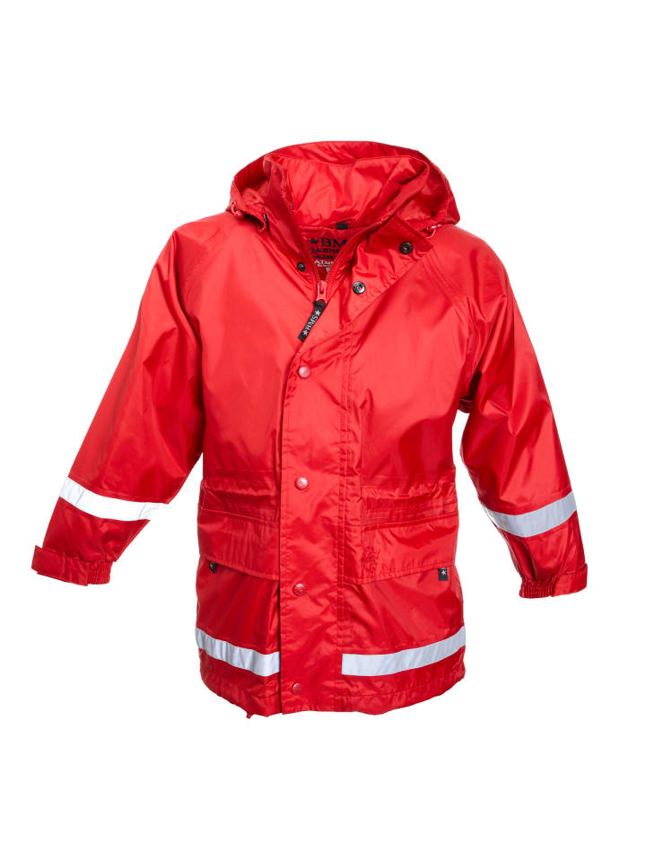 Regenjacke für Mädchen atmugnsaktiv in rot