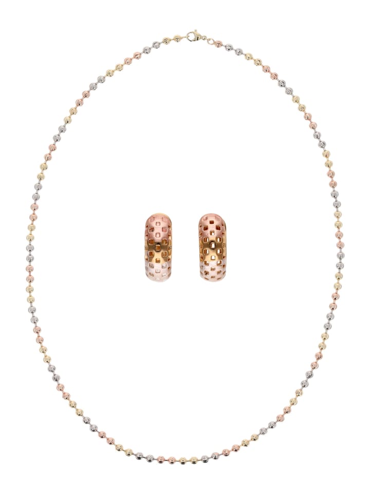 Women Jewelry Set in gold rose silver