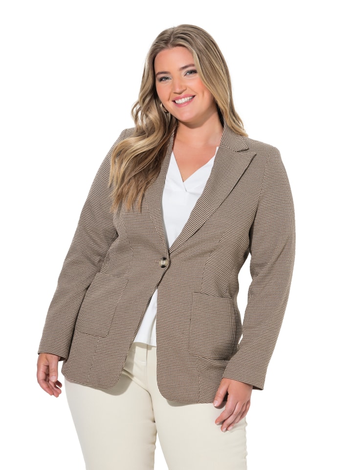 Blazer in mahagoni