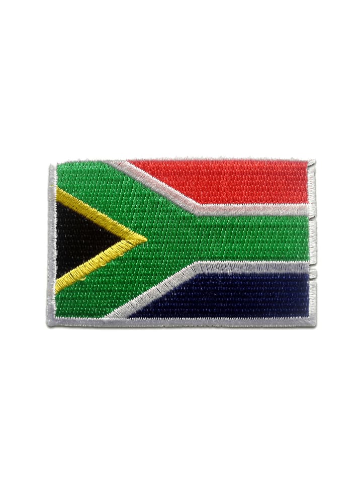 Südafrika Flagge FahneApplikation Bügelbild inGrün