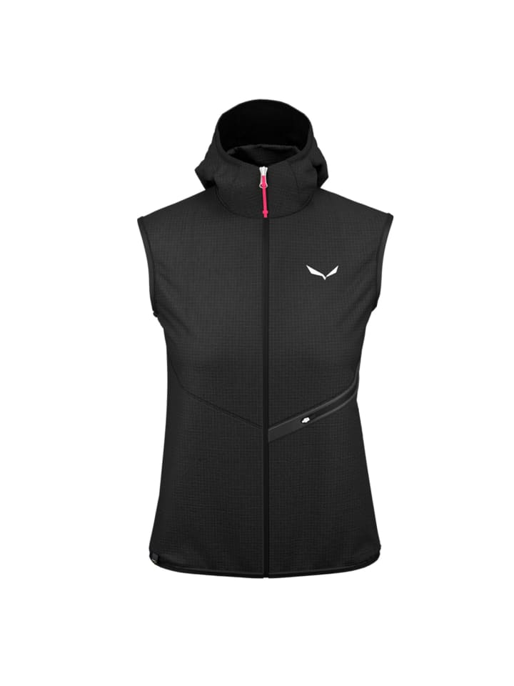 Weste Kapuze Sorapis Durastretch in schwarz