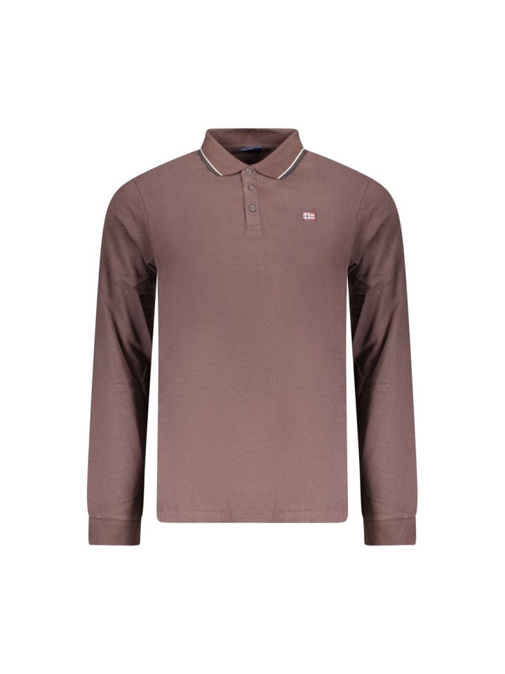Braun Baumwolle Herren Polo
