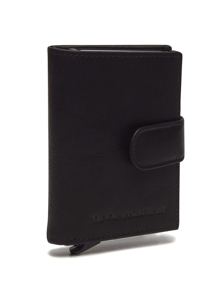 Hannover Geldbörse RFID Schutz Leder 7 cm black