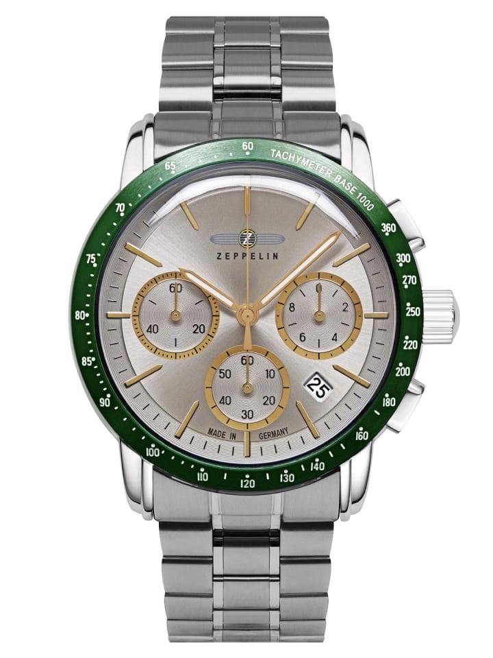 Herrenuhr New York Chronograph Stahl/Bicolor