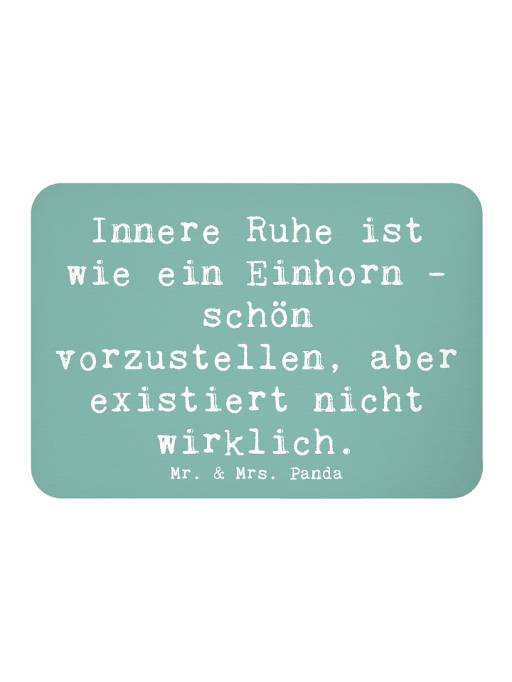 Magnet Spruch Innere Ruhe mit Spruch in Meeresbrise