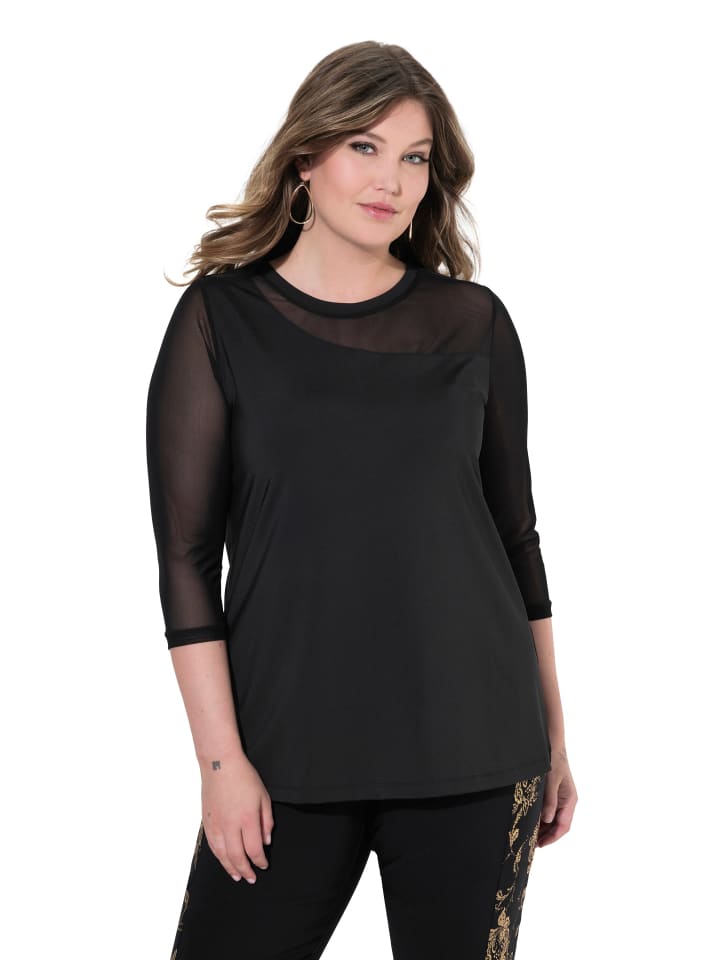 Shirt in schwarz