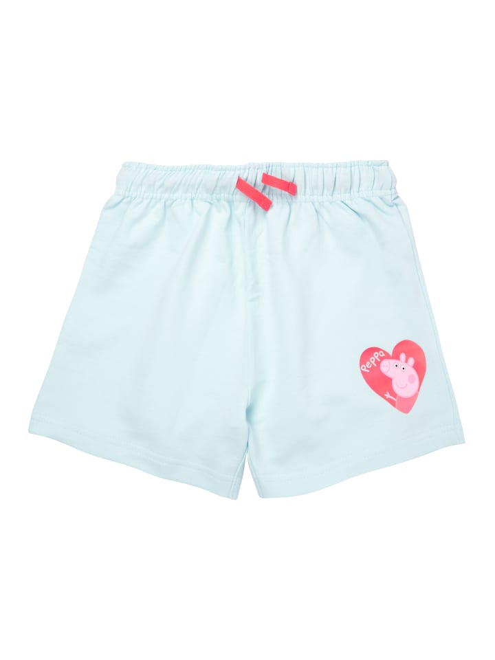 Peppa Wutz Shorts - Hellblau in blau