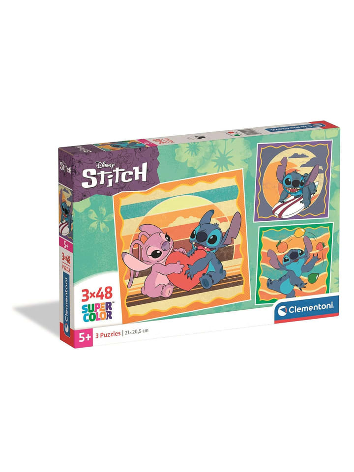 3x48 Stk Puzzle Clementoni