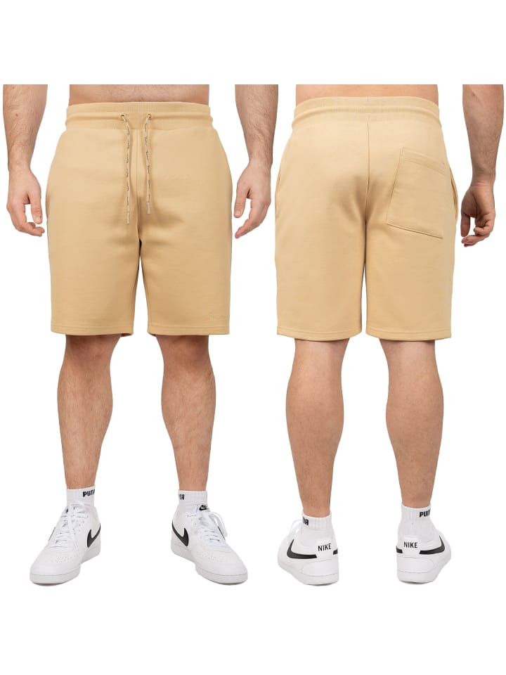Herren Regular Fit Shorts in Beige