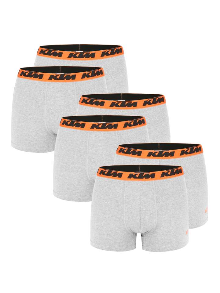 Boxershorts Pack X2 Boxer Man Cotton 6P in Light Grey2