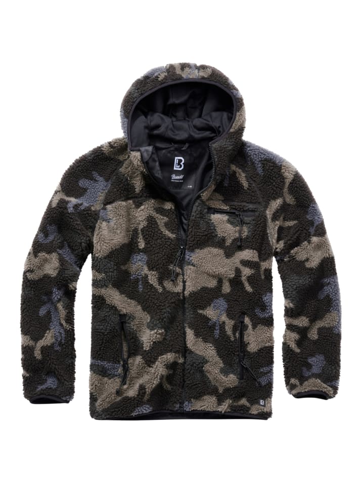 Fleece Jacket in darkcamo