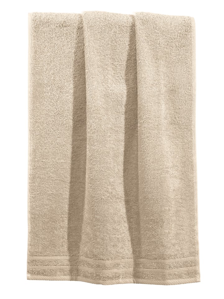 Velours-Frottier Liegetuch Heidelberg in beige