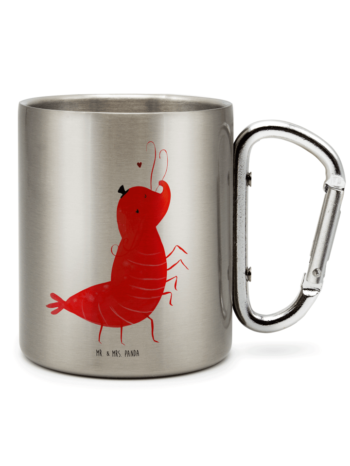 Kaffeetasse Garnele Franzose ohne Spruch in Silber
