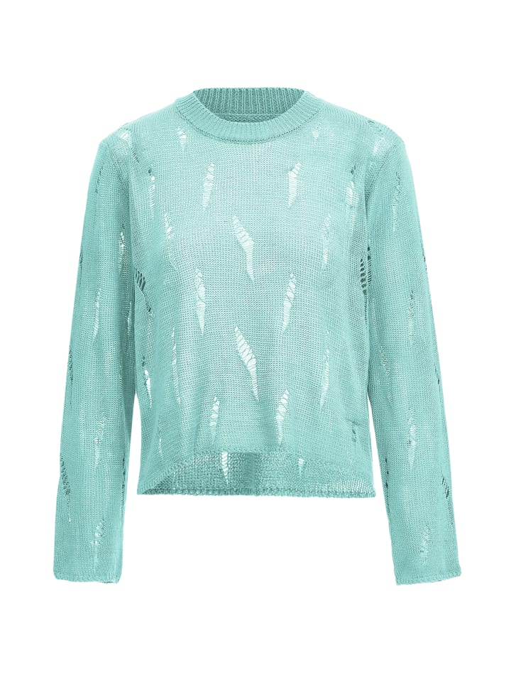 Women Sweater in Lagune