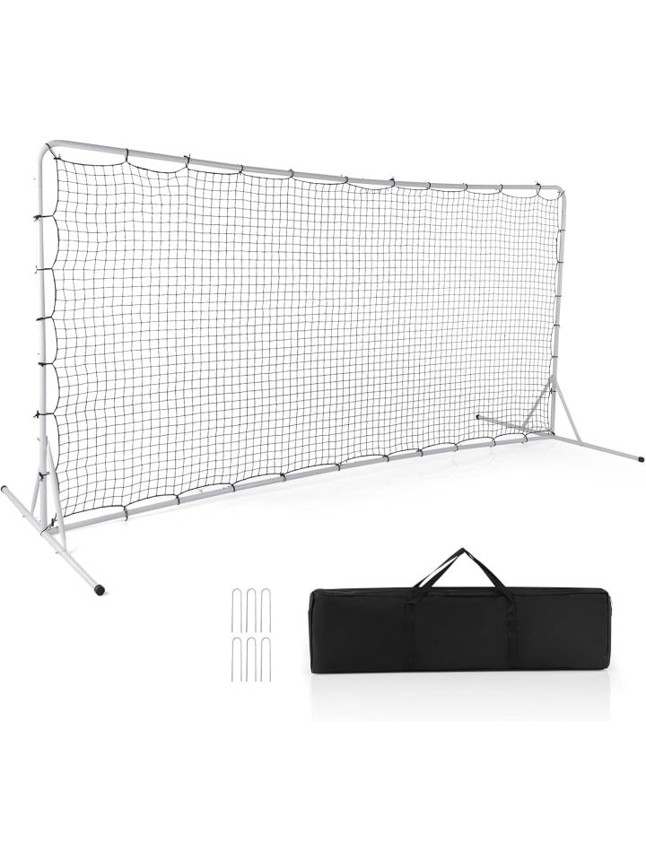 Fußballtor für Kinder 372,5x182,5cm in Weiß