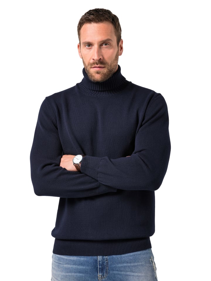 Pullover in navy blau