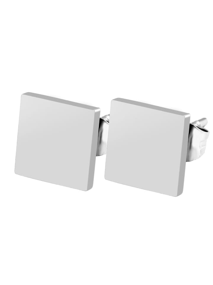 Unisex Ohrringe – Ohrstecker aus Edelstahl in silber