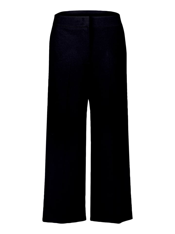 Culotte unifarben in Schwarz