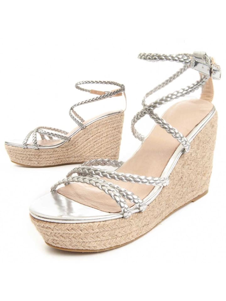 Sandalen Keilsandalen Wesparto6 in Silber